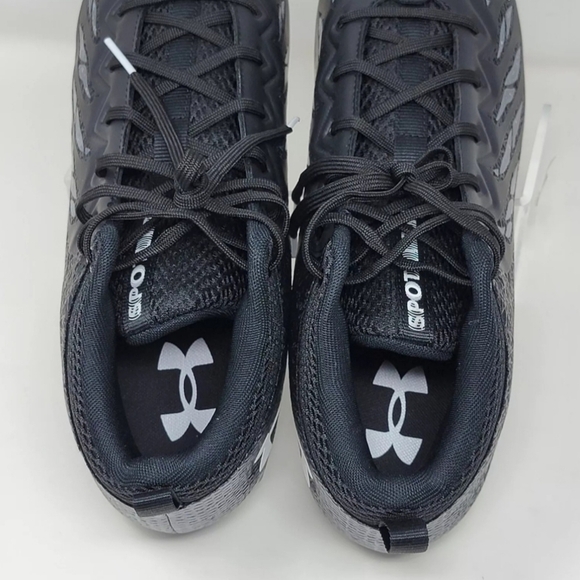 Under Armour Spotlight UA Football Cleats Black 3023963-001 Men\'s Size 13.5 New main image 7